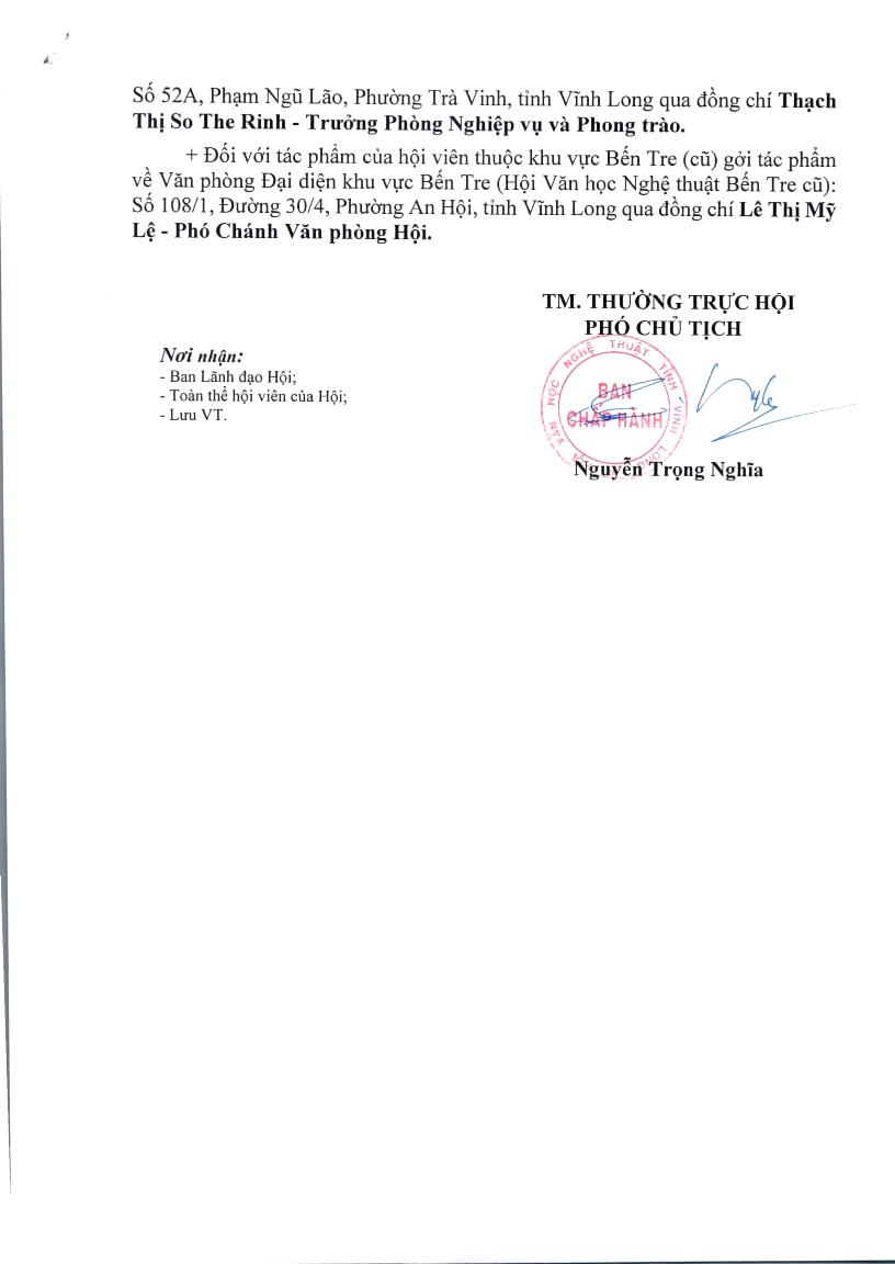 THONG BAO VV GUI TAC PHAM XET GIAI THUONG VHNT NAM 2026 CUA LHCHVHNTVN KEM QĐ BAN HANH QUY CHE (SUA DOI) TRAO GIAI THUONG TP CONG TRINH VHNT HANG NAM CUA LHCHVHNTVN-2.jpg
